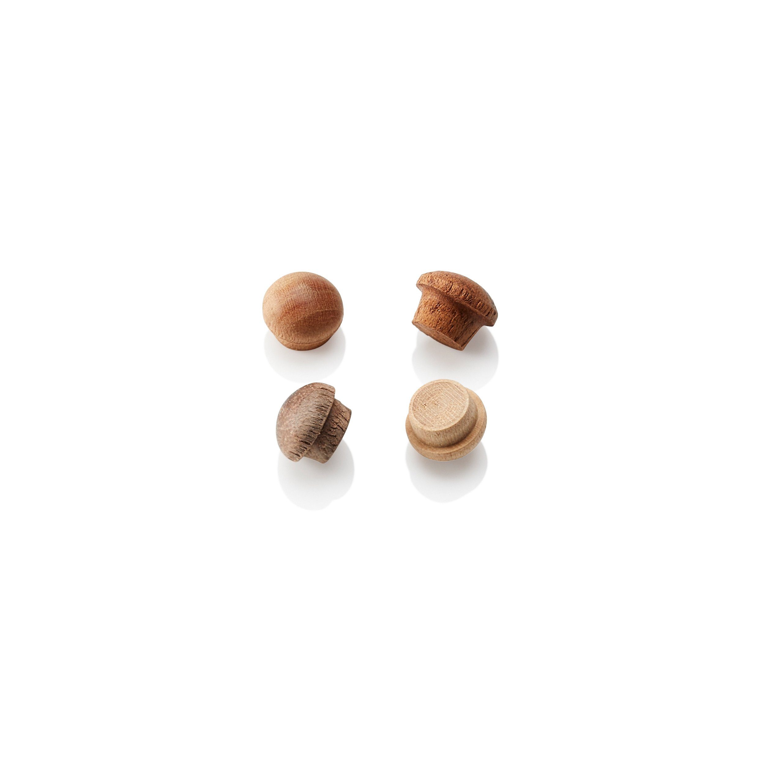 1/4" Button Top Wood Plugs