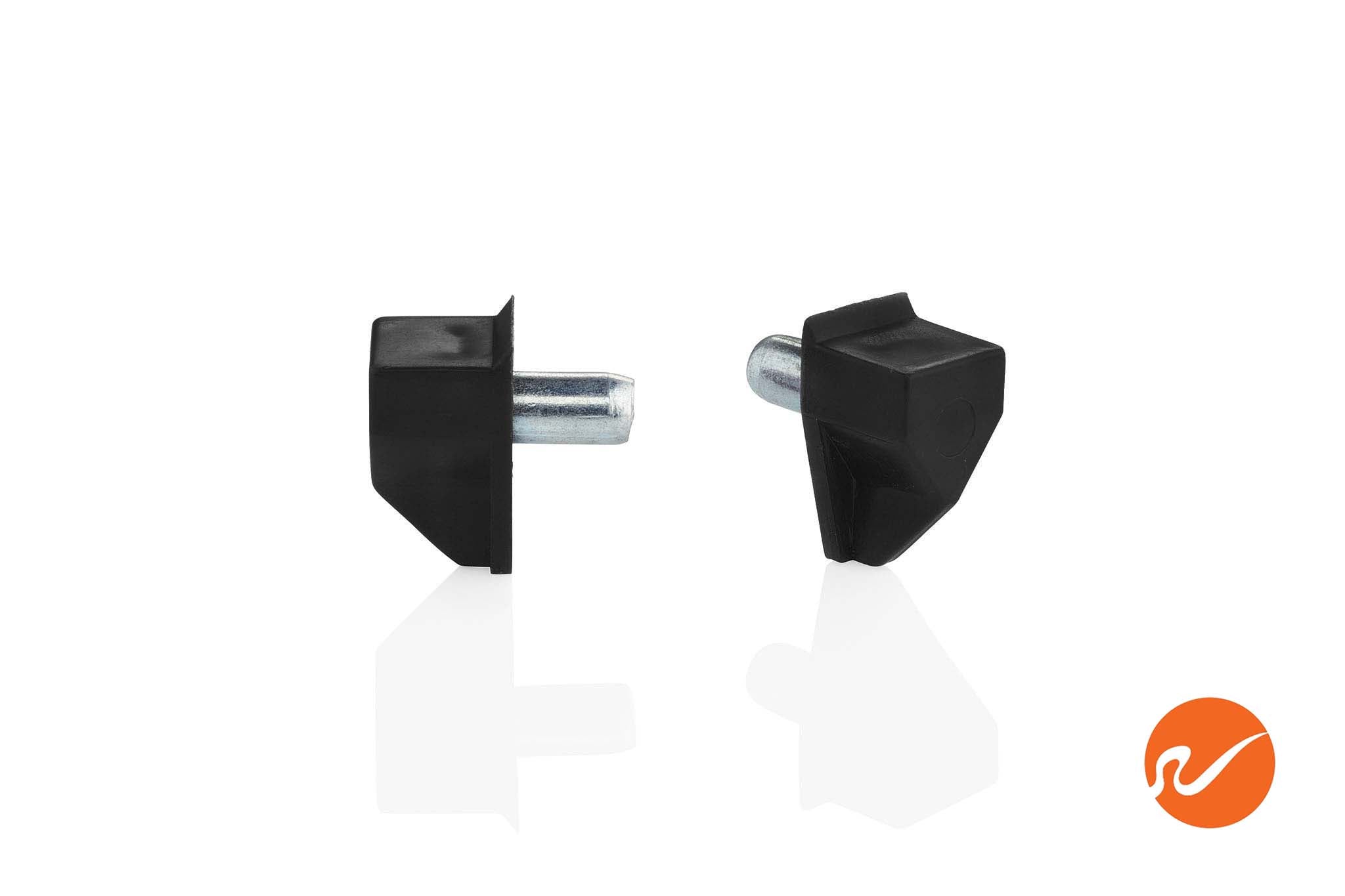 5mm Black Plastic Shelf Pins
