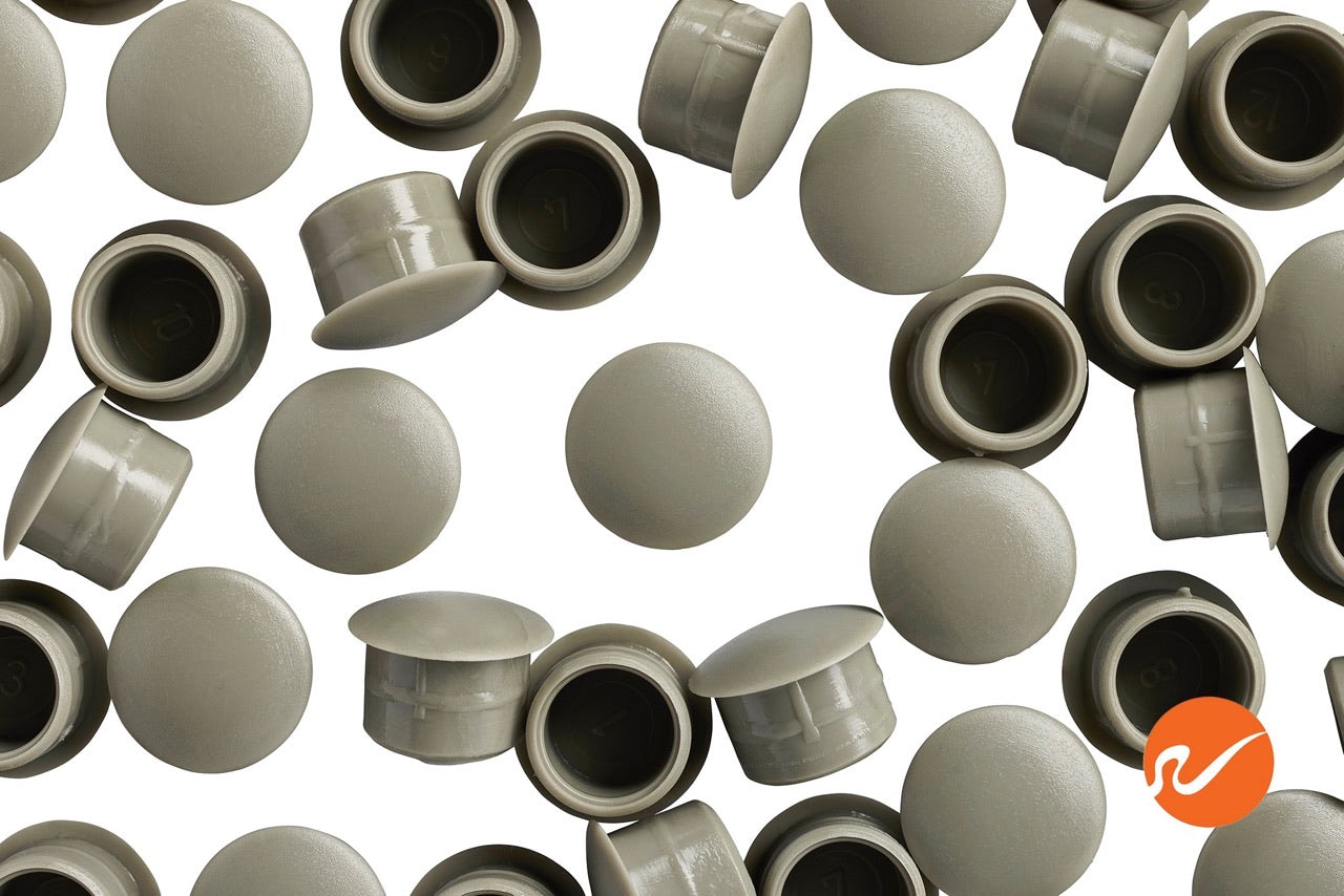 12mm Ash Grey Hole Plugs - Bulk Pricing | WidgetCo