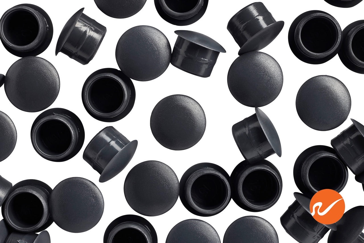 Plug Sockets Graphite 12mm Graphite Hole Plugs - Bulk Pricing | WidgetCo