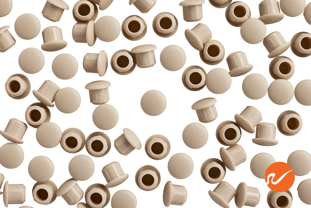 1/4" Light Beige Hole Plugs - WidgetCo