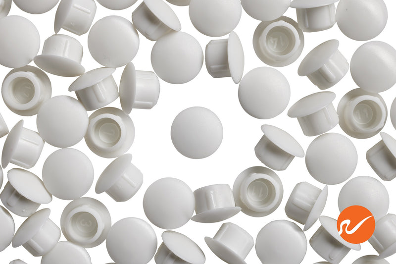 3/8" (10mm) White Hole Plugs - WidgetCo