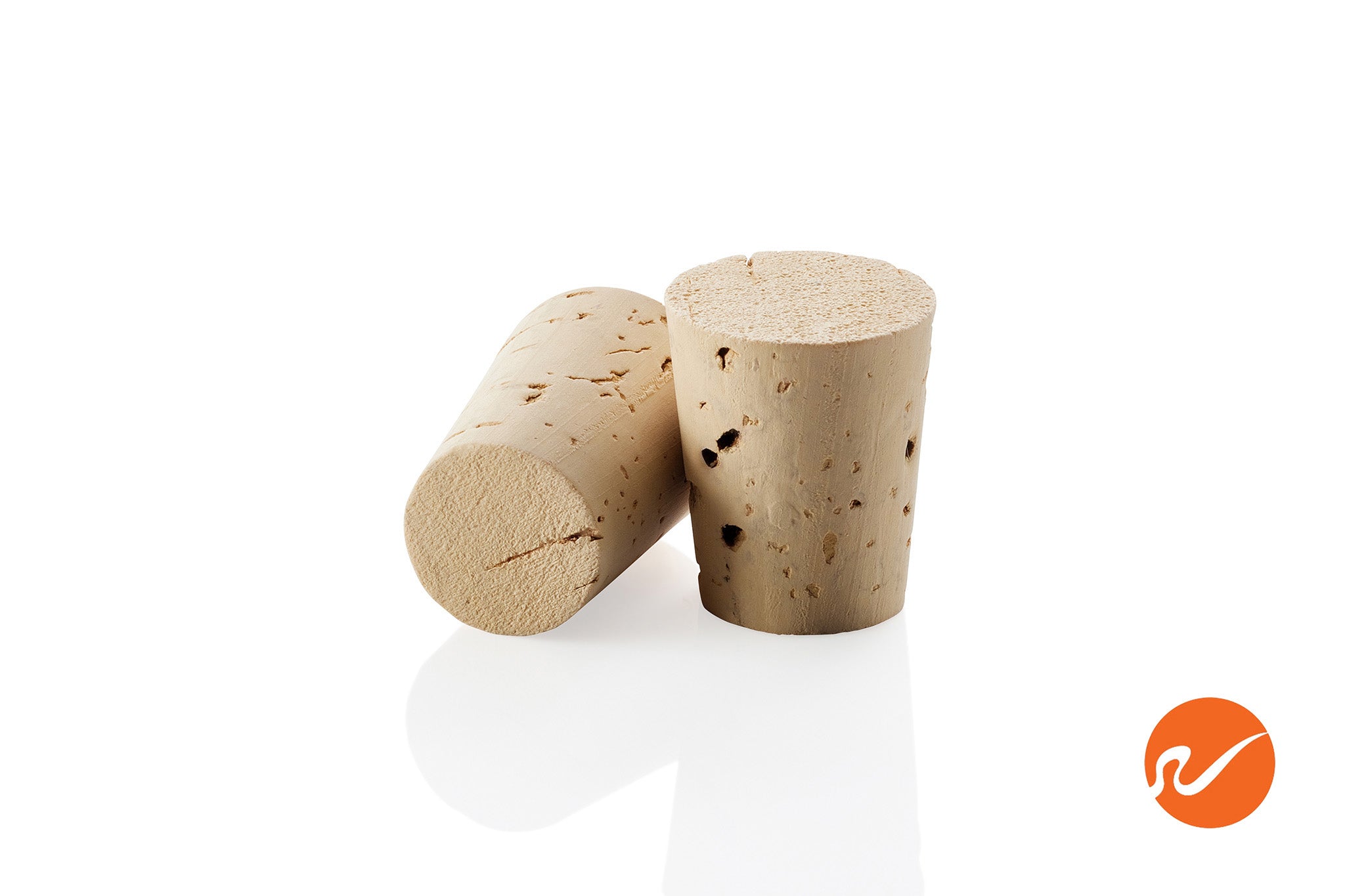 Karter Scientific Cork Stoppers Size 2, XXX Quality - Pack Of 25, Brown, 17A4