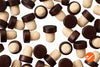 19.5mm Natural T-Corks with Espresso Brown Wood Tops - WidgetCo