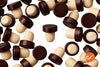 21.5mm Natural T-Corks with Espresso Brown Wood Tops - WidgetCo