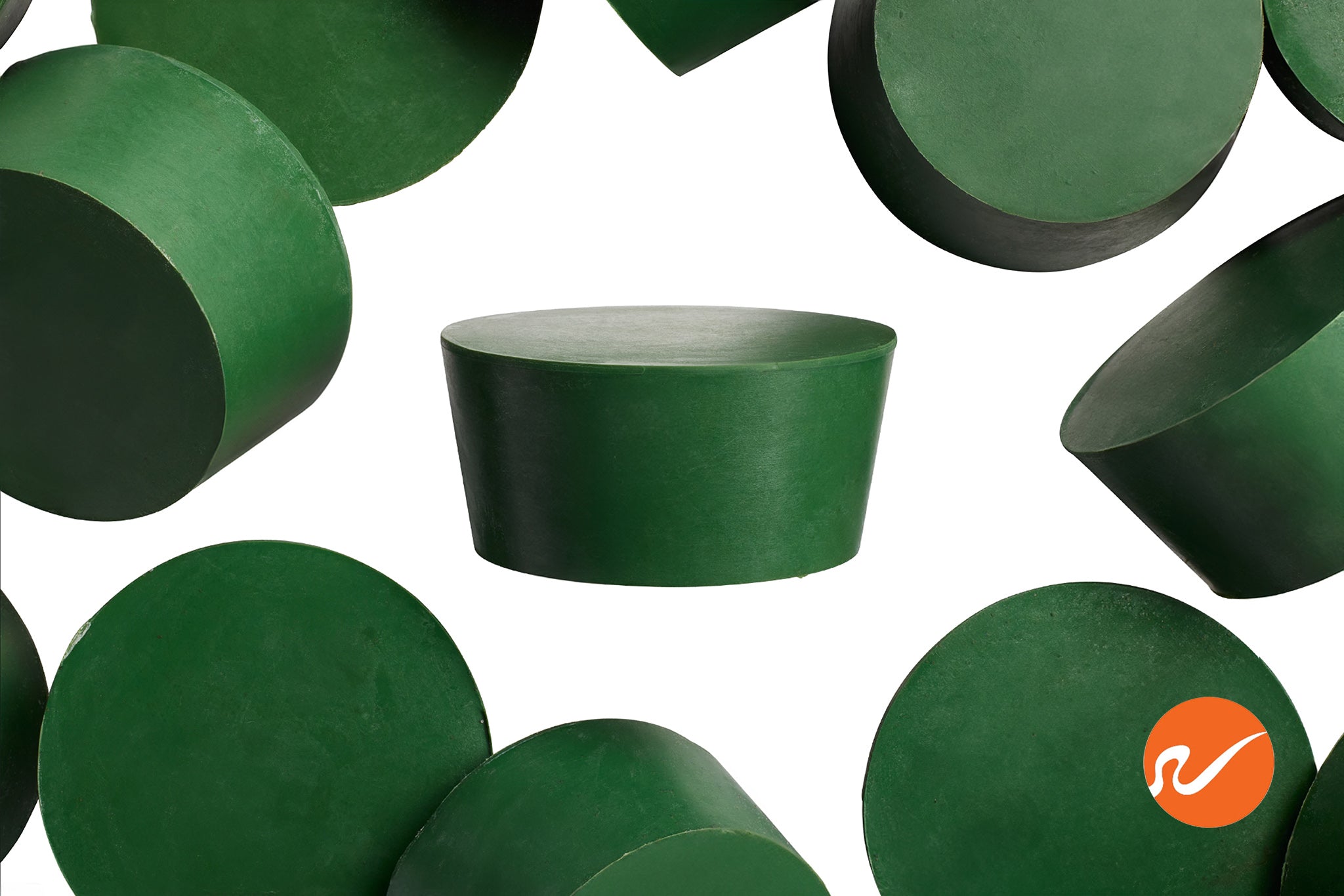 #11 Green Neoprene Rubber Stoppers