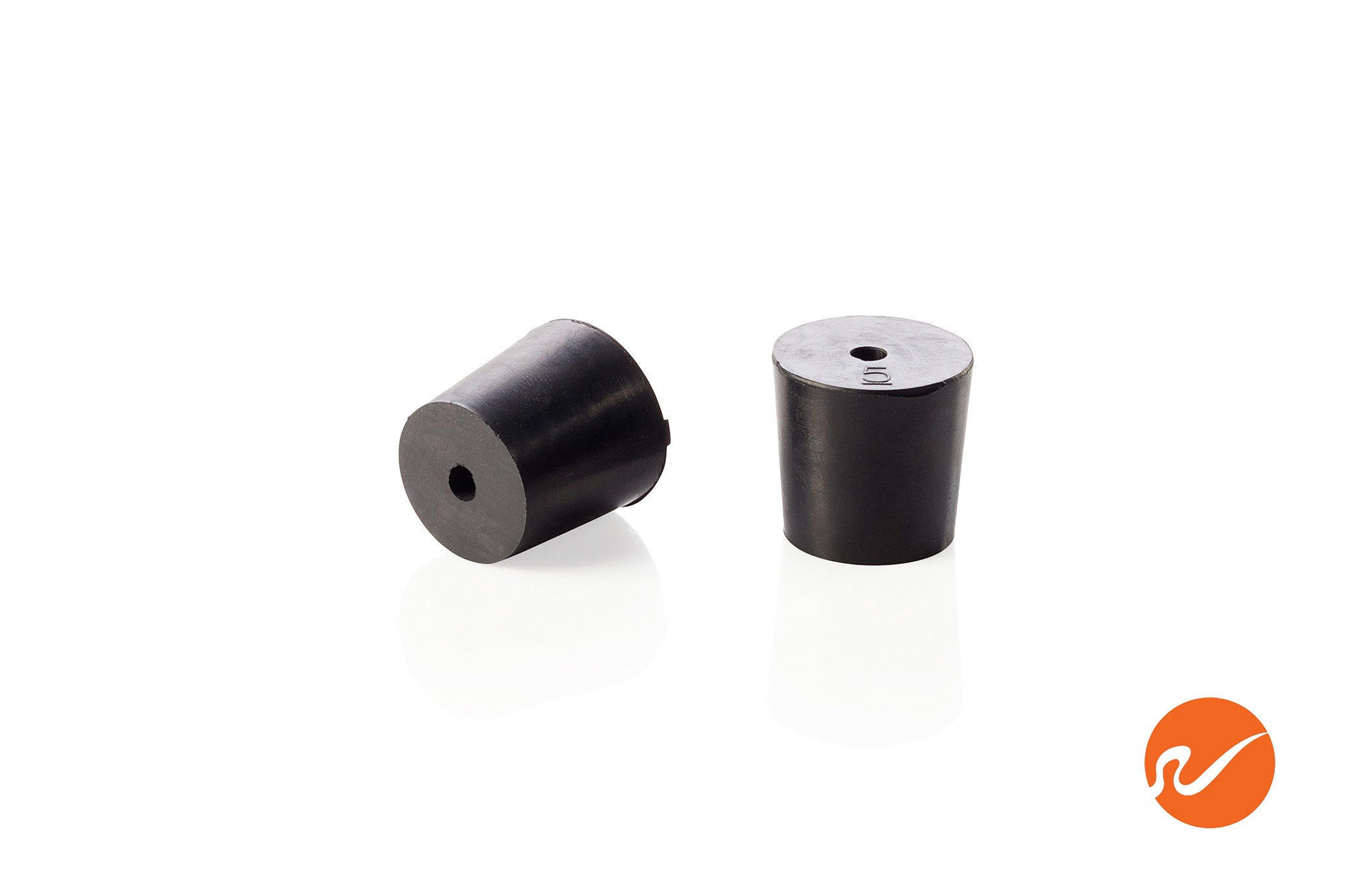 #5 Rubber Stoppers with 1 hole