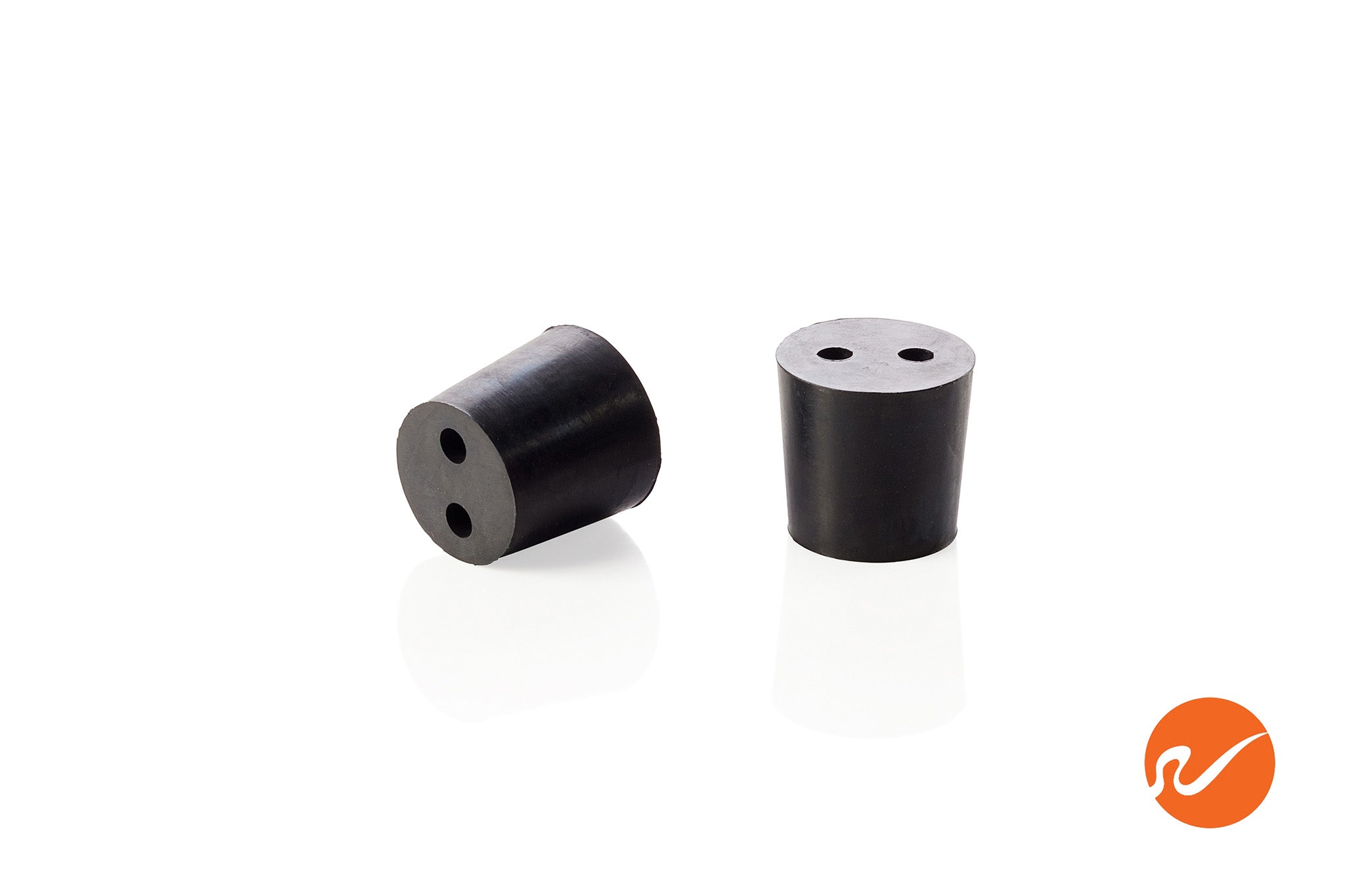 #5 Rubber Stoppers with 2 holes