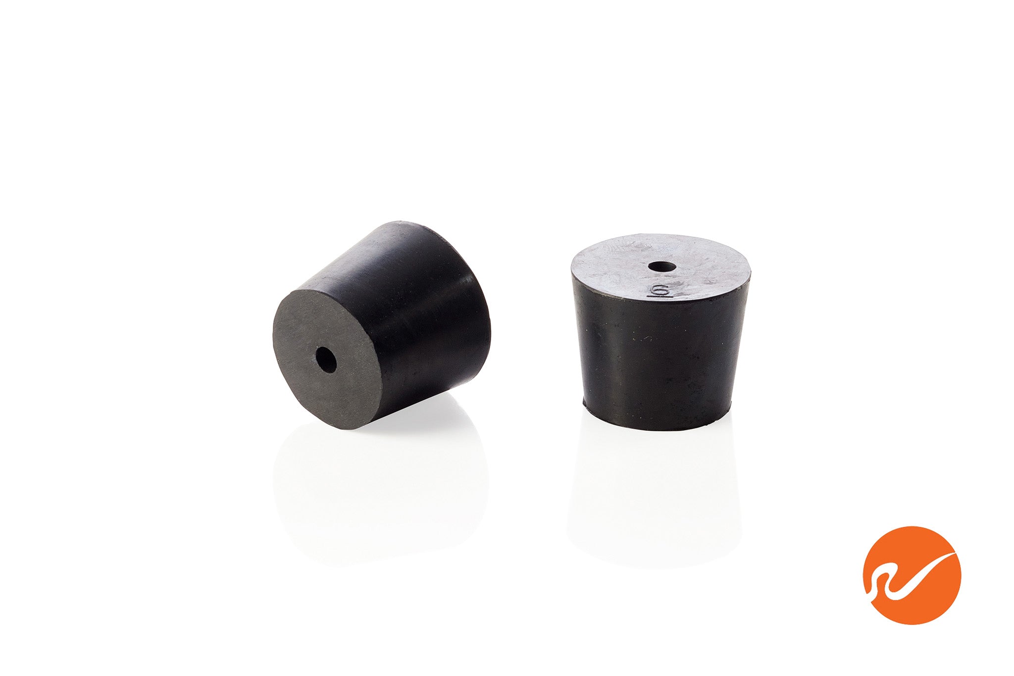 #6 Rubber Stoppers with 1 hole
