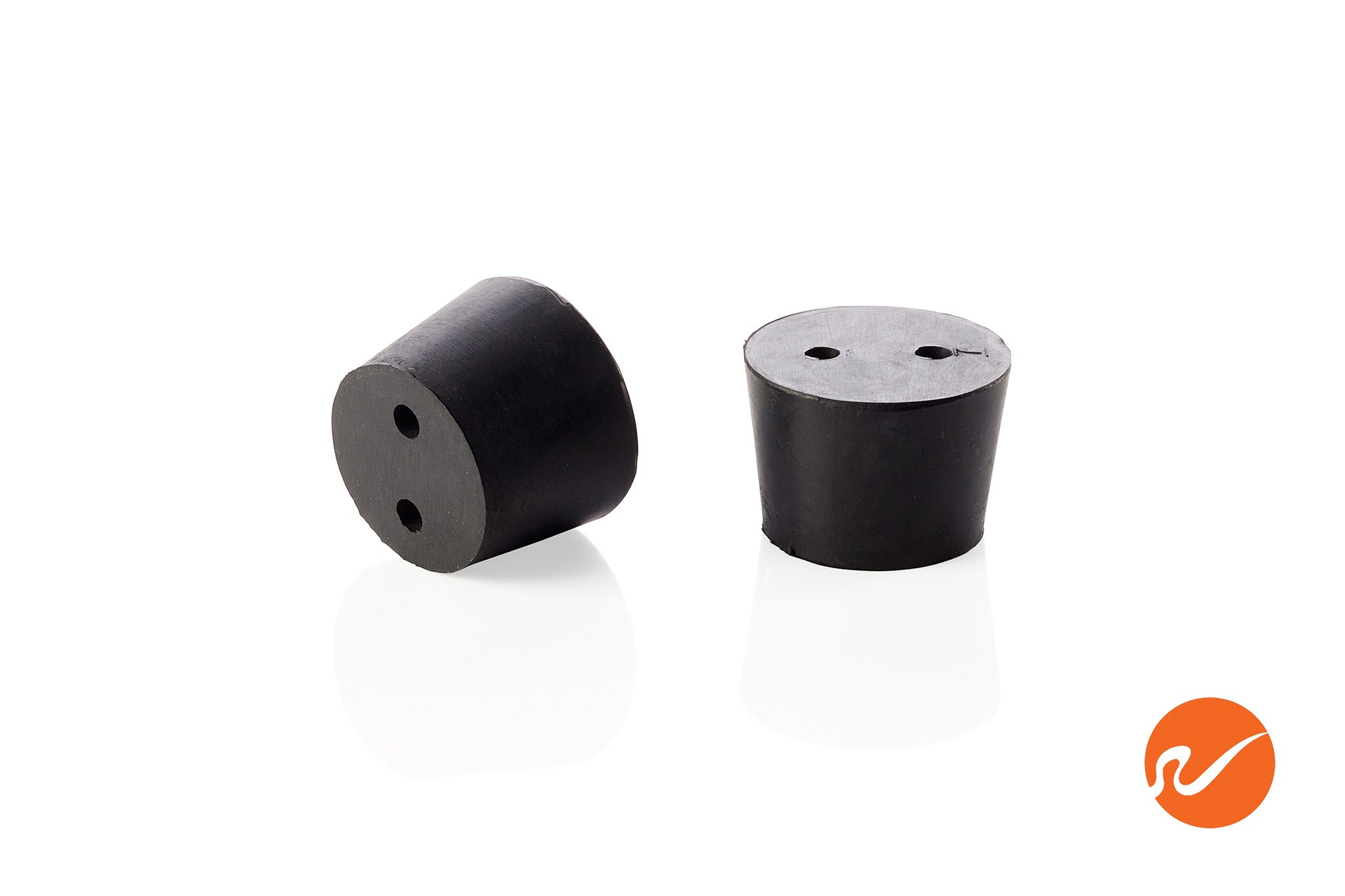 #7 Rubber Stoppers with 2 holes