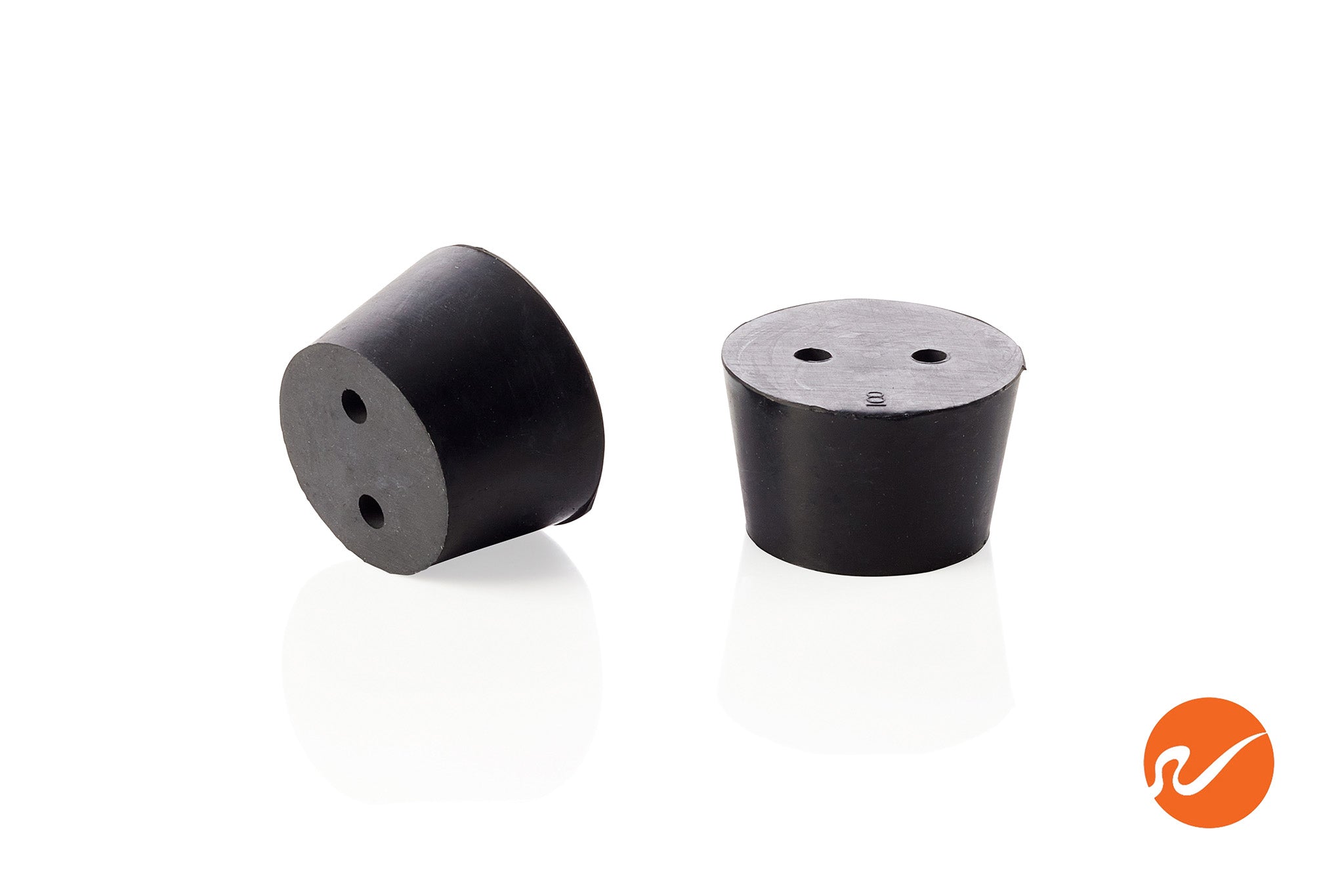 #8 Rubber Stoppers with 2 holes