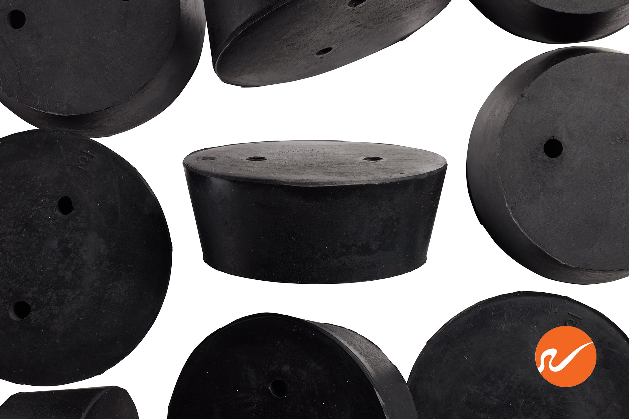 #13 Rubber Stoppers with 2 holes