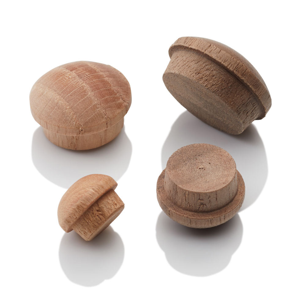 Button Top Wood Plugs | WidgetCo