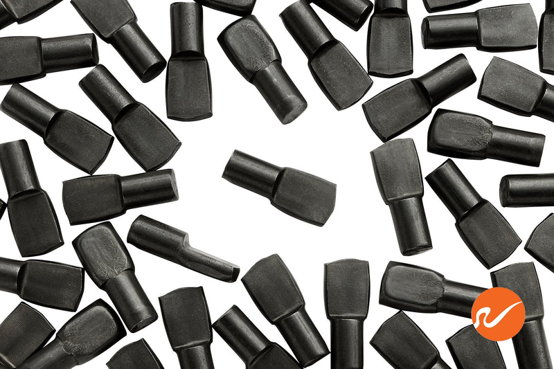 1/4" Matte Black Shelf Pins - WidgetCo