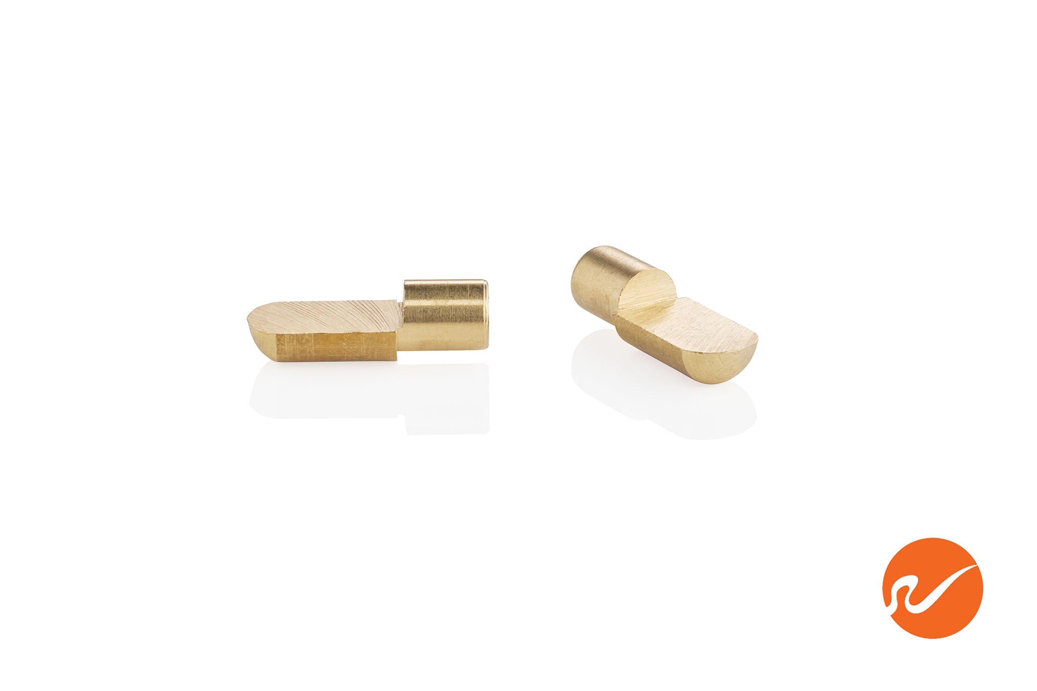 1/4" Solid Brass Shelf Pins - WidgetCo