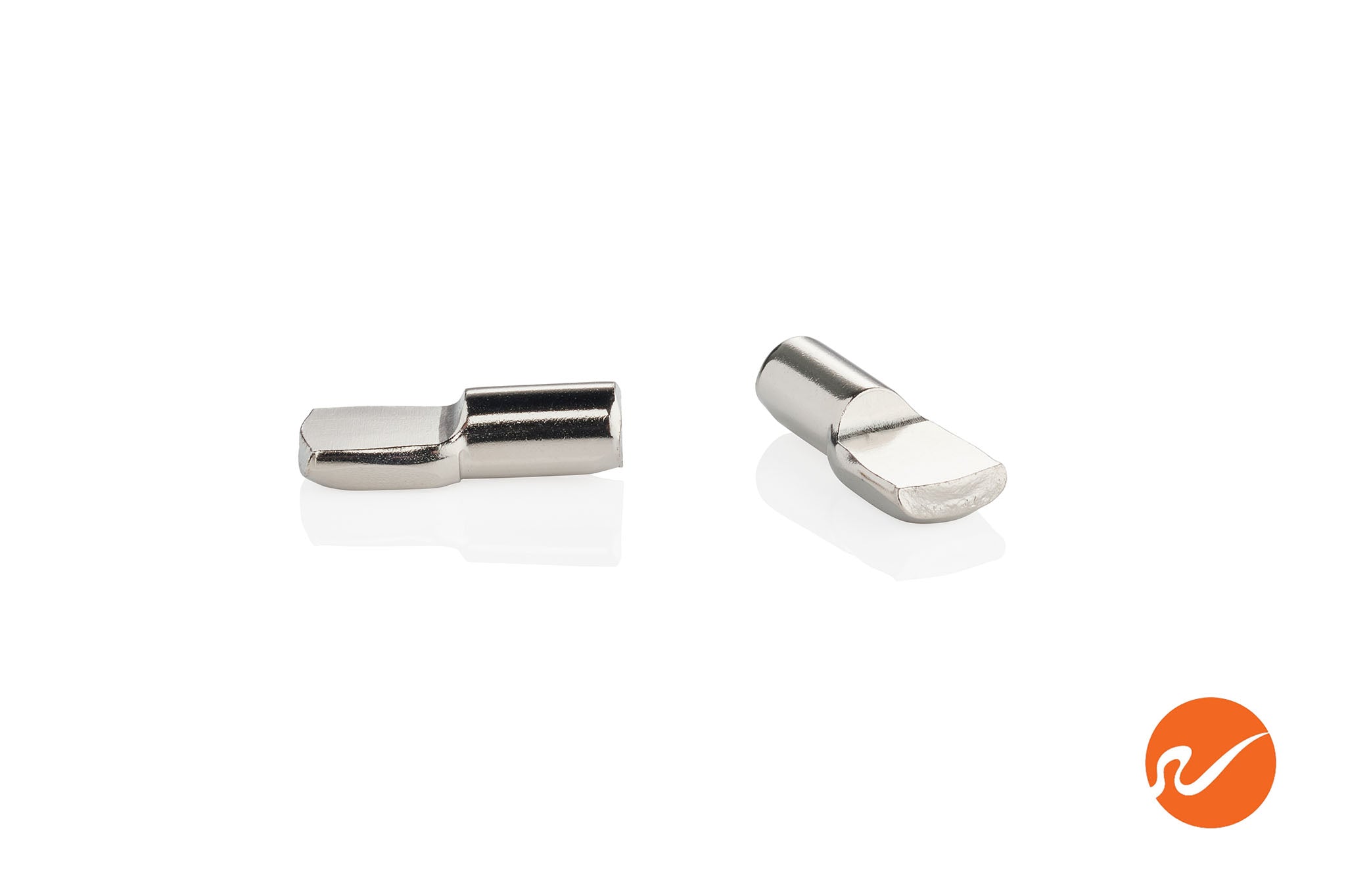 Swpeet 120Pcs 4 Styles Shelf Pins Kit, Top Quality Nickel Plated