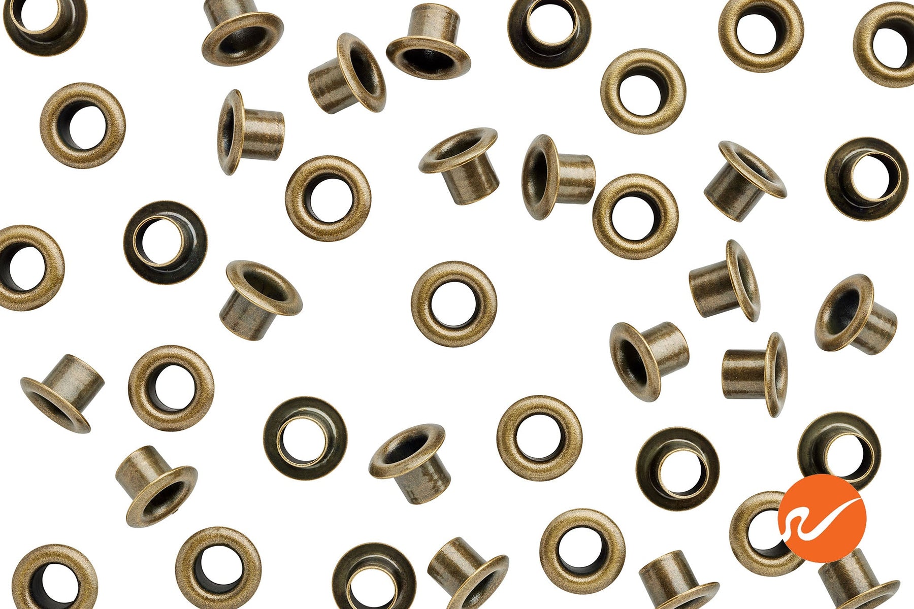 5mm Antique Brass Shelf Sleeves WidgetCo