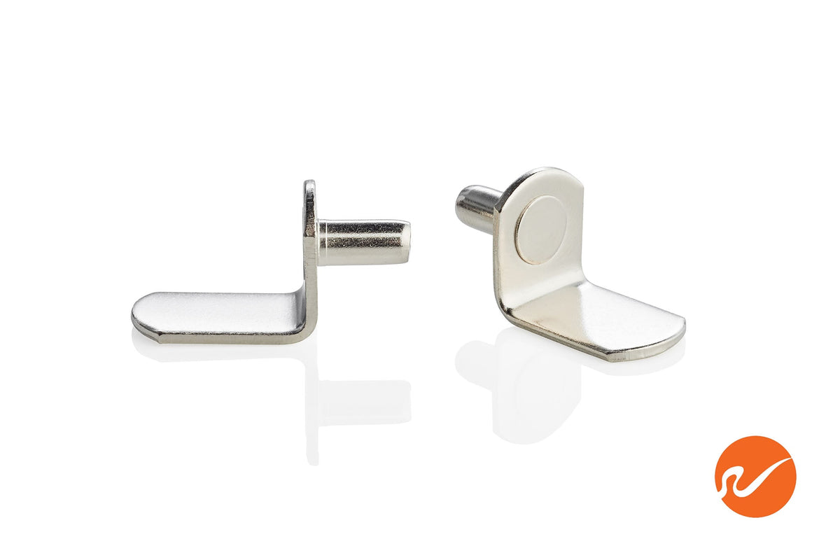 5mm Nickel Lshaped Shelf Pins WidgetCo
