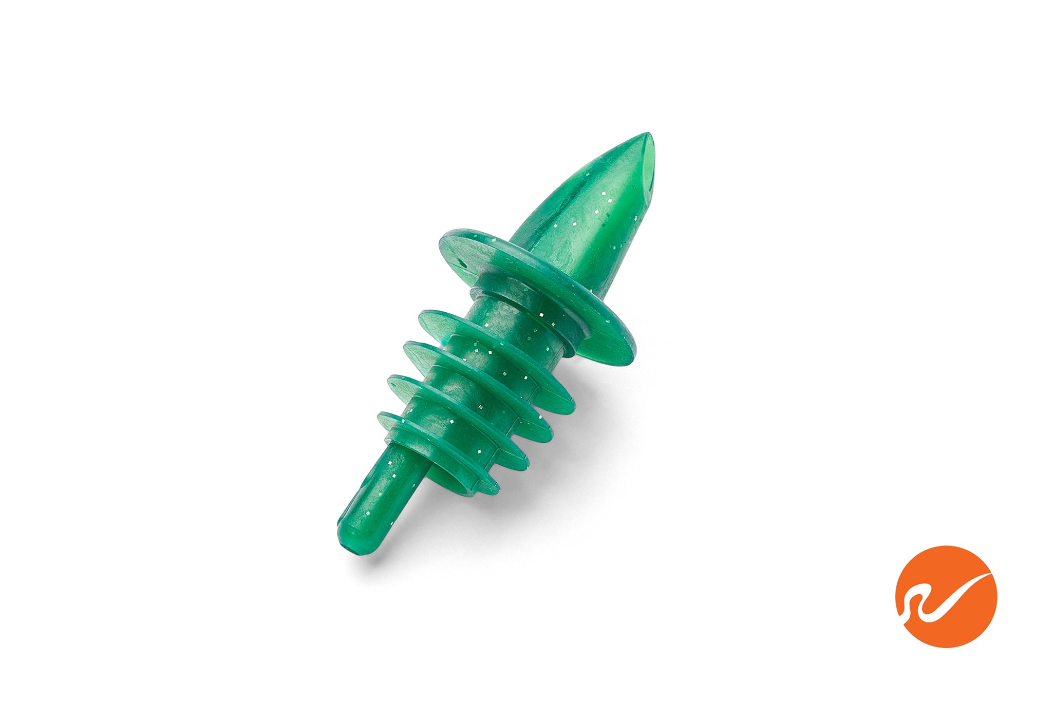 Sparkle Green Plastic Pour Spouts - WidgetCo
