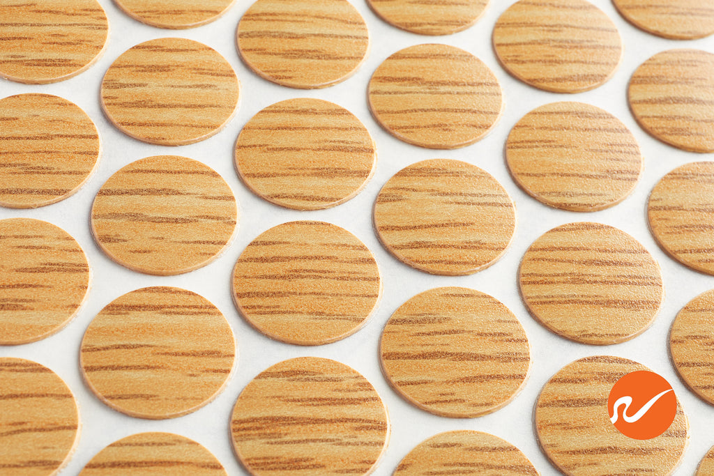 Fastcap Buttons Golden Oak Fastcaps - Bulk Pricing | WidgetCo