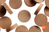1" Cherry Wood Plugs - End Grain - WidgetCo