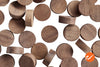 5/8" Walnut Wood Plugs - Face Grain - WidgetCo