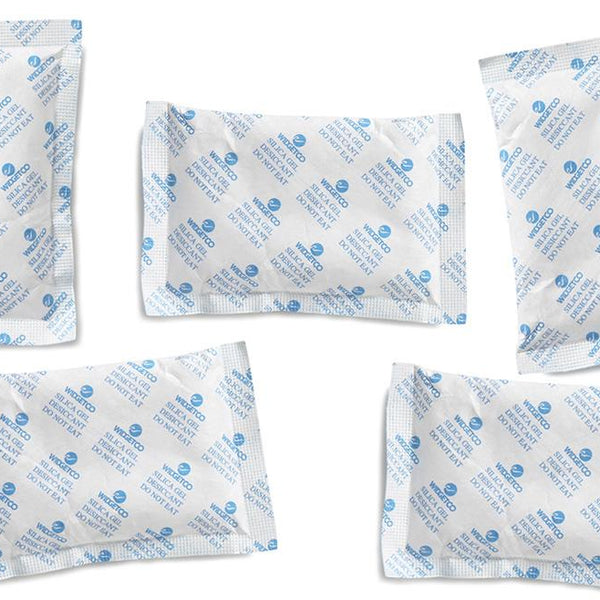 50 gram Silica Gel Desiccant Packs - Tyvek bags | WidgetCo