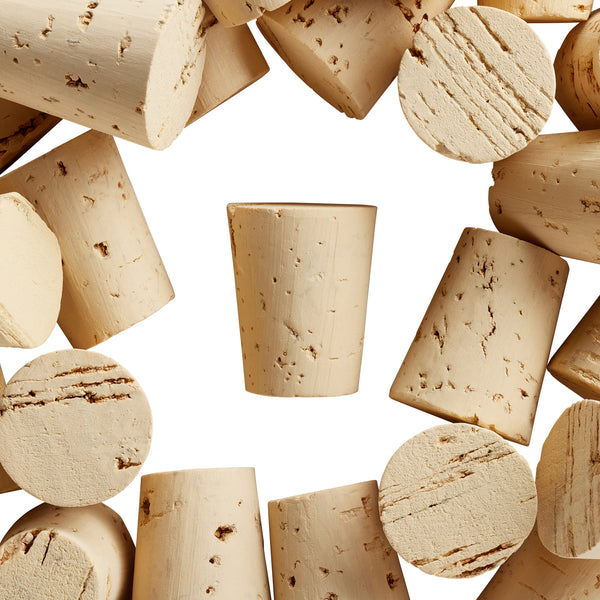 Science Lab Supplies Cork Stoppers, Size 10 - Pack Of 100, Natural Cork ...