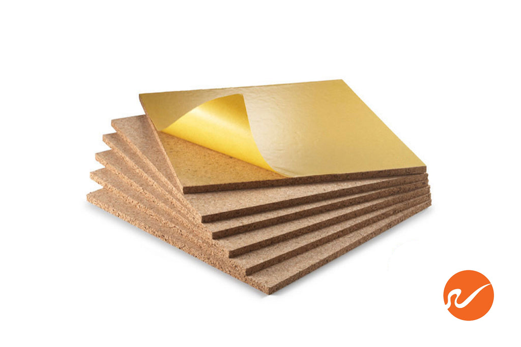 3/8" Self Adhesive Cork Board Squares - Bulk discounts | WidgetCo
