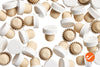 20.5mm Natural T-Corks with White Tops - WidgetCo