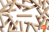 5/16" x 1-3/4" Wood Dowel Pins - Multi-Groove - WidgetCo