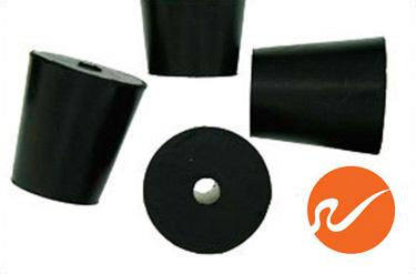 #3 Rubber Stoppers with 1-hole - WidgetCo