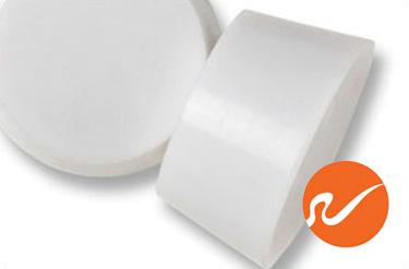 #10 White Silicone Rubber Stoppers - WidgetCo