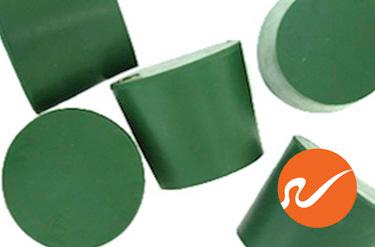 #6 Green Neoprene Rubber Stoppers - WidgetCo